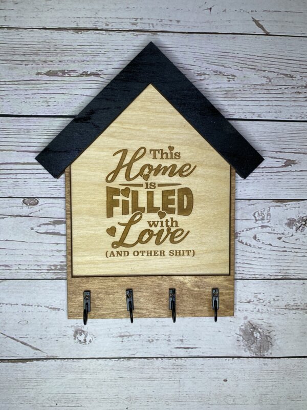 Filled with Love Key Holder