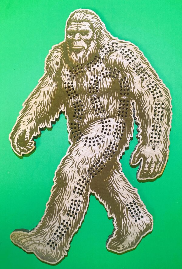 Bigfoot 3 Player Cribbage Board