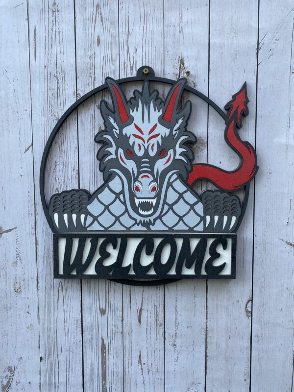 Dragon Welcome Sign
