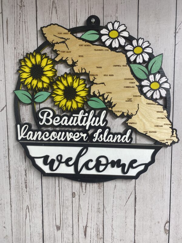 Vancouver Island Welcome with Dogwood and Sunflower 2