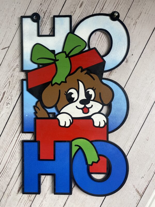 HO HO HO  Puppy Gift