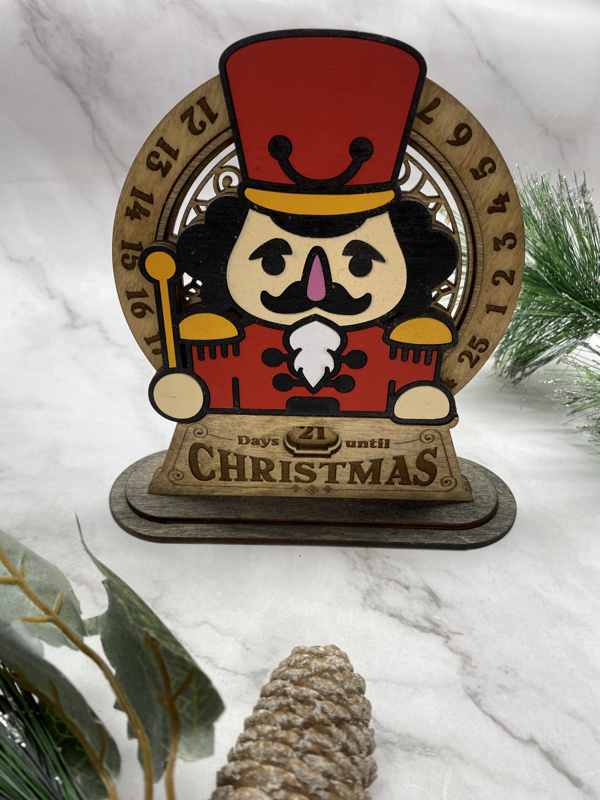Nutcracker Countdown Ornament