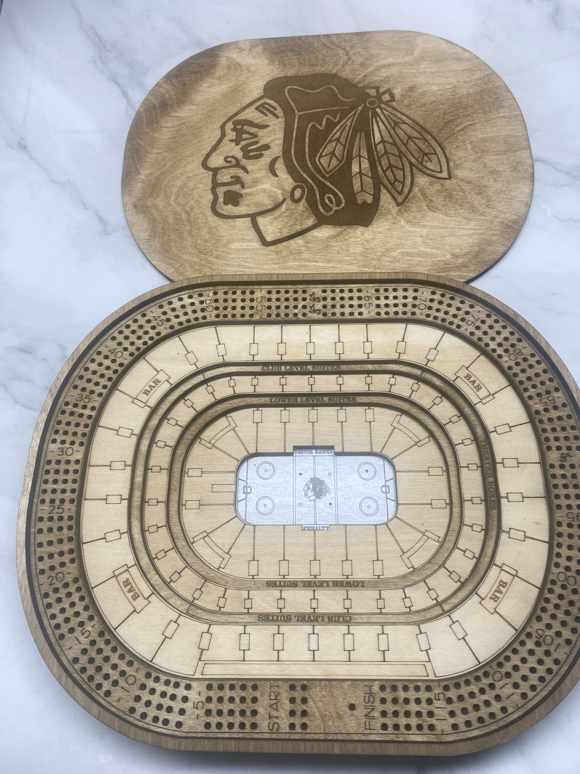 Chicago Blackhawks 4 Player Cribbage