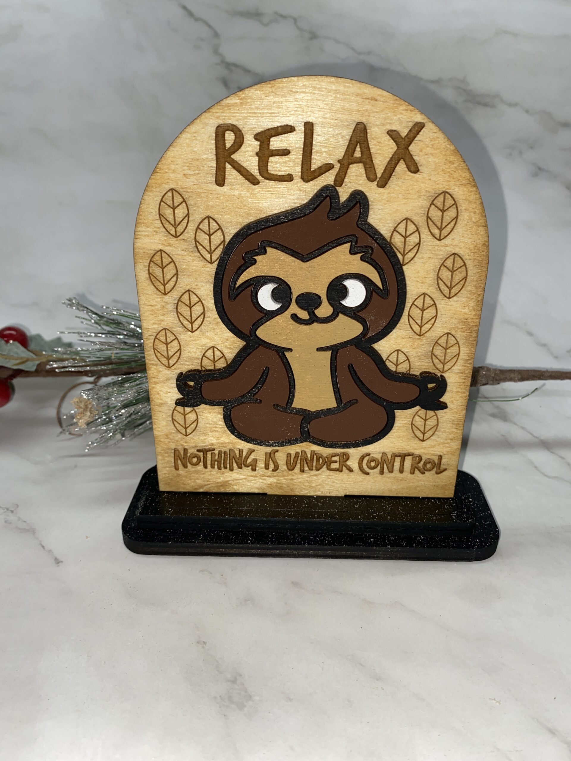 Relax Decorative 6 inch Sign