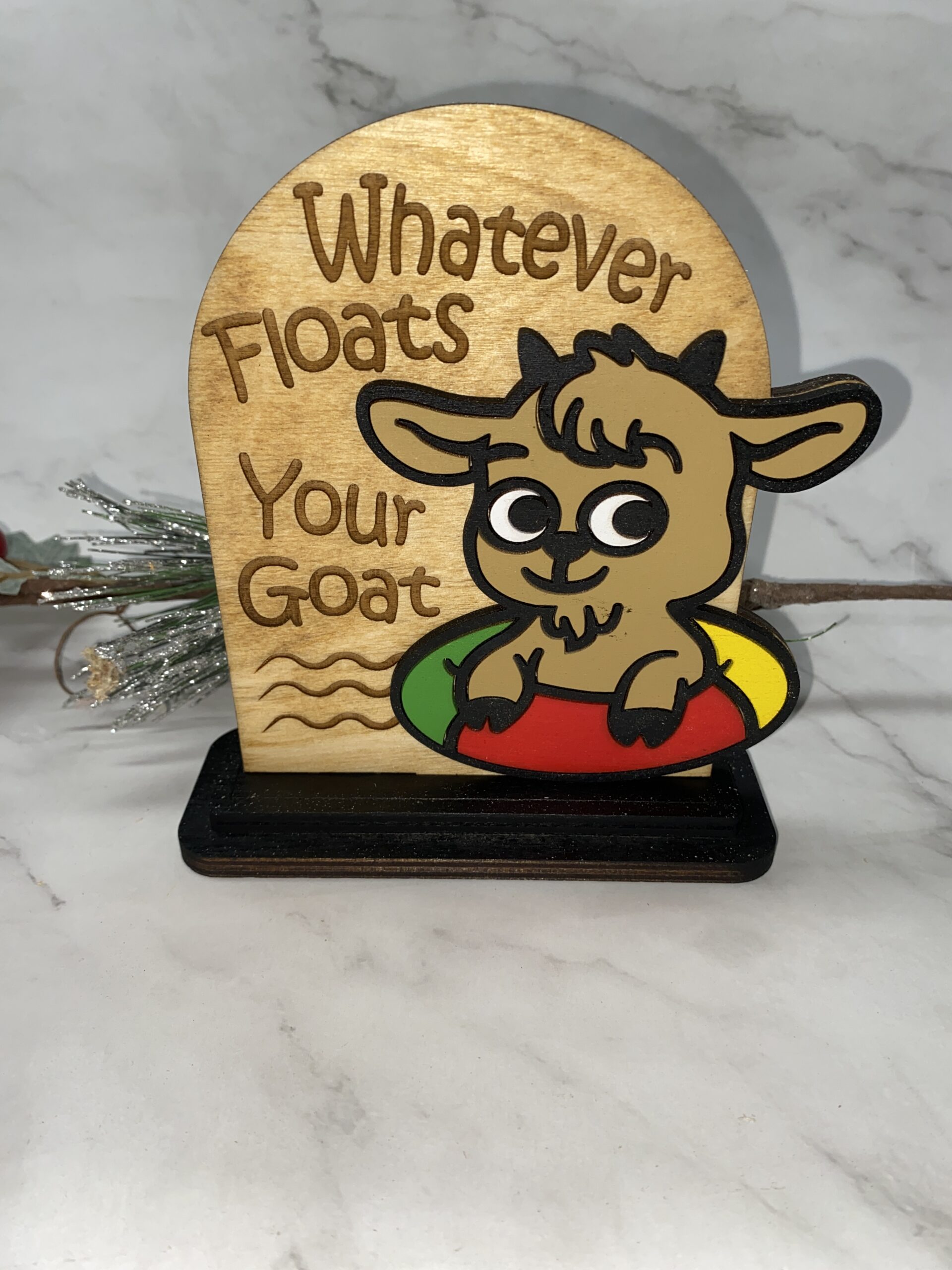Whatever Floats your Boat Decorative 6 inch Sign