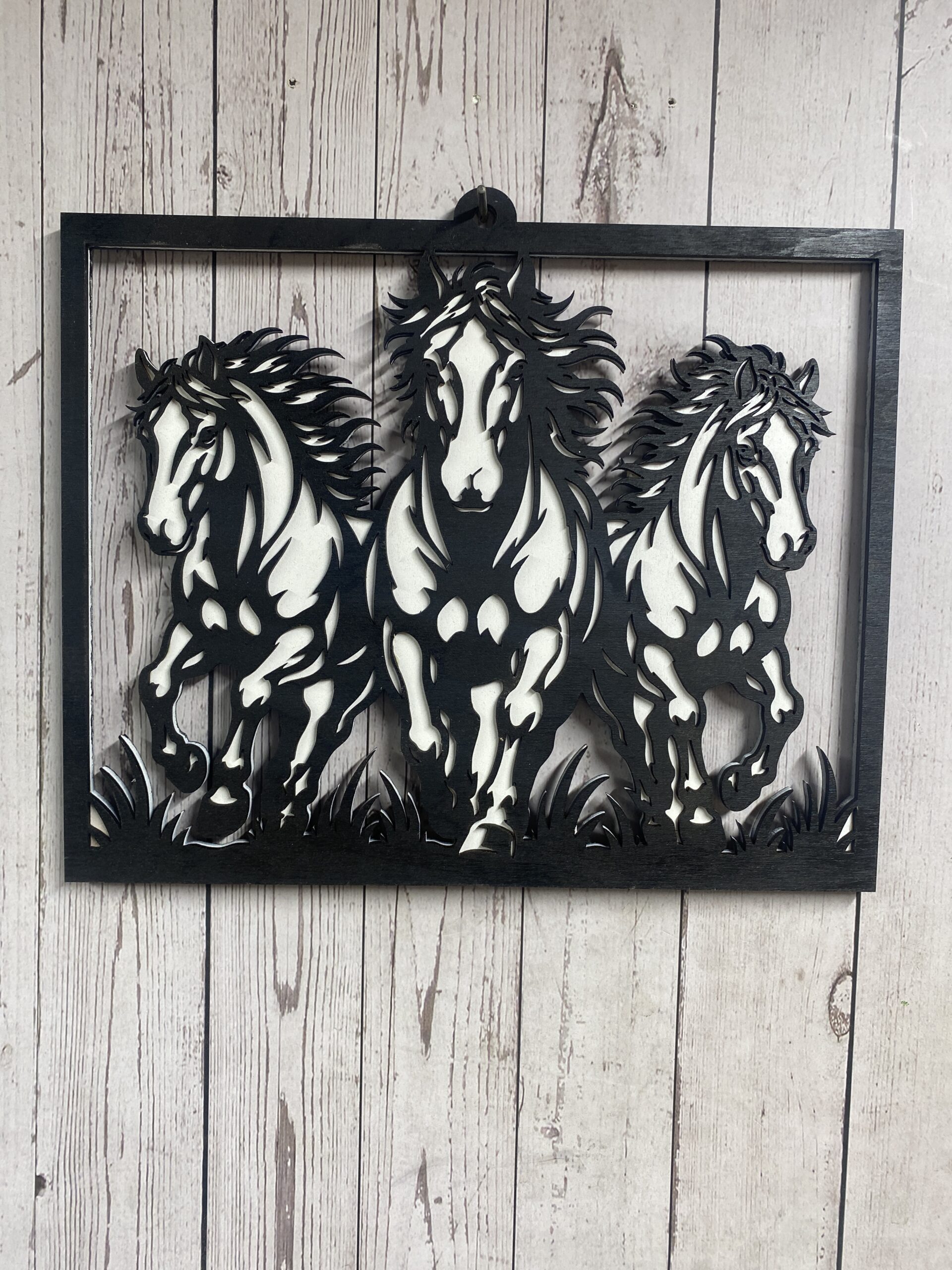 3 Horses Wall Hanger