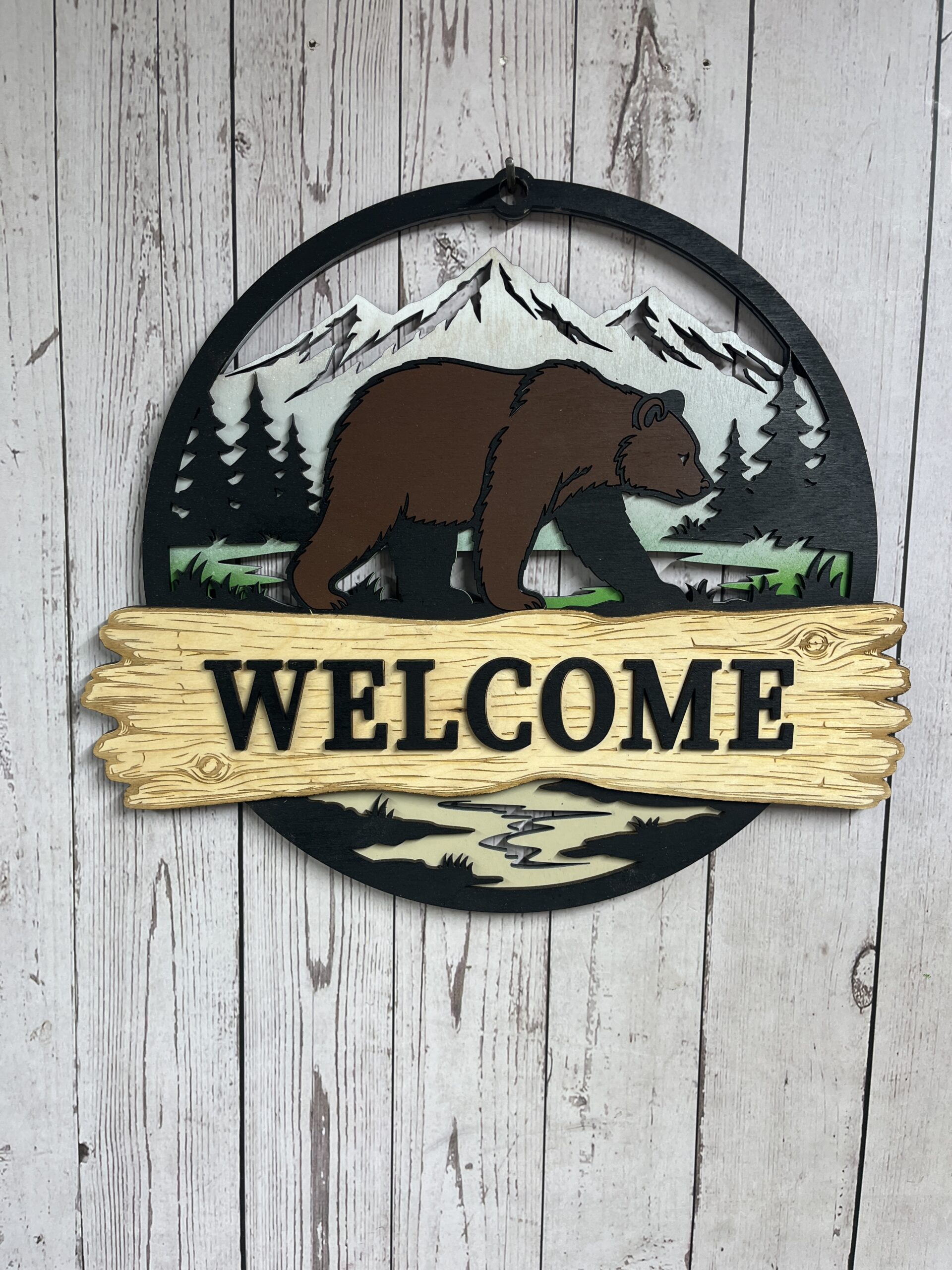 Bear Welcome Sign
