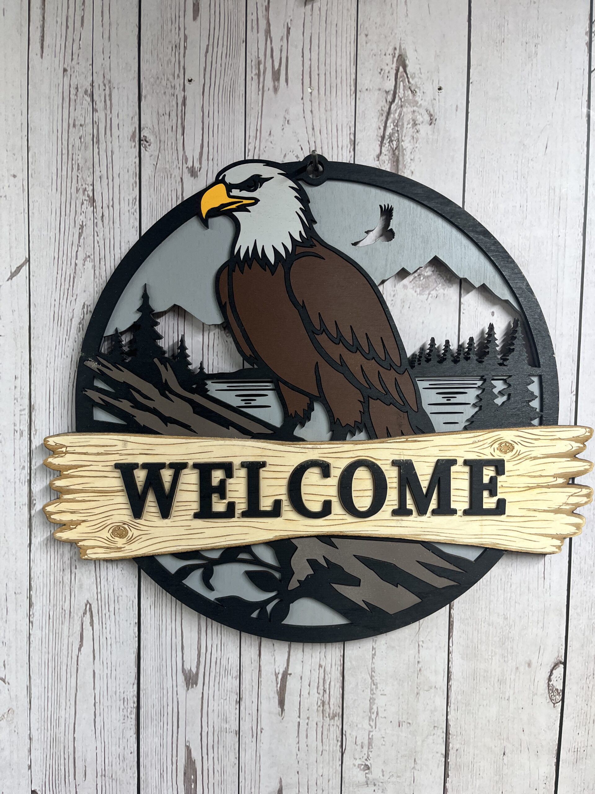 Eagle Welcome Sign