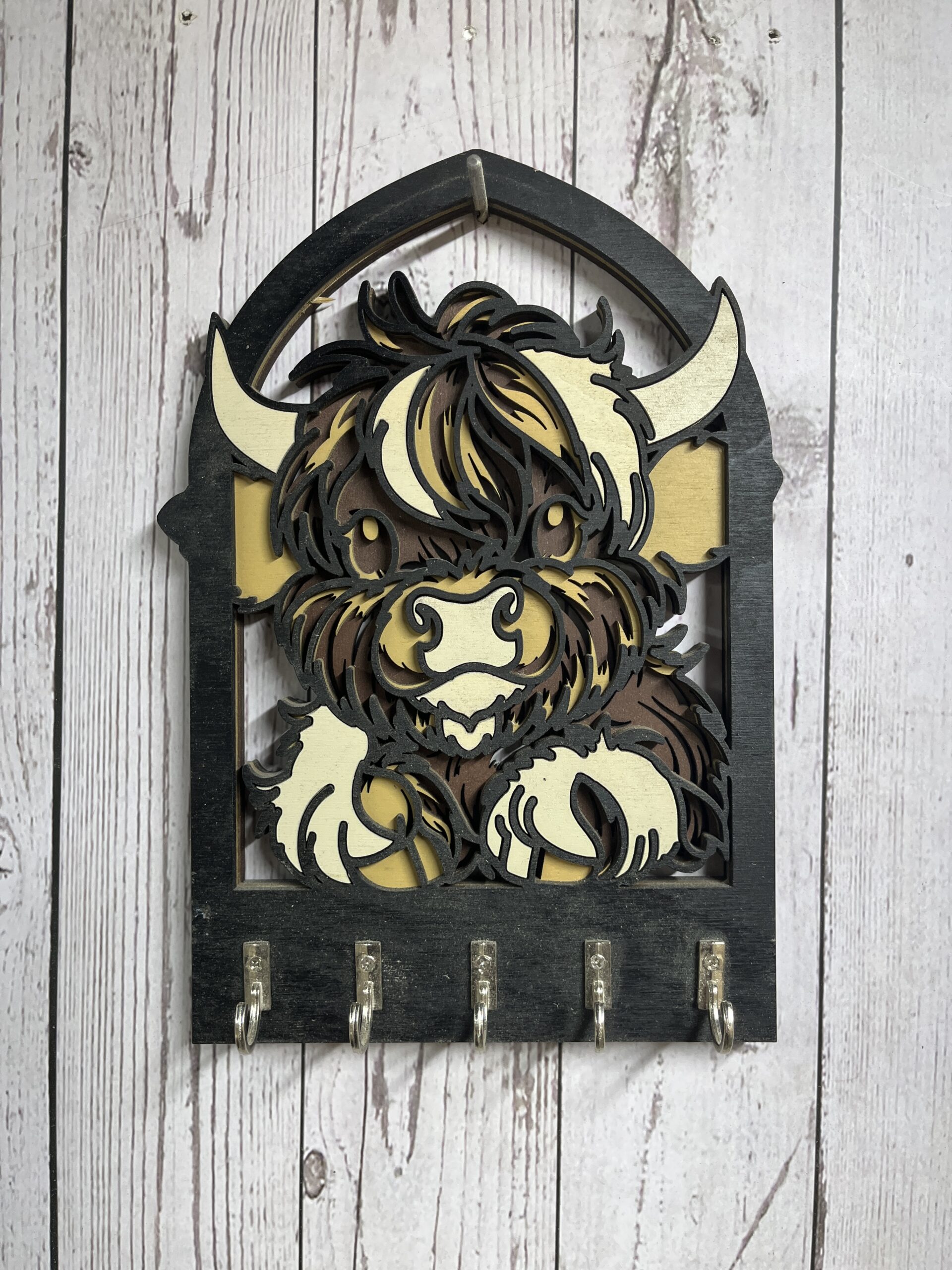 Highland cow baby Keyholder